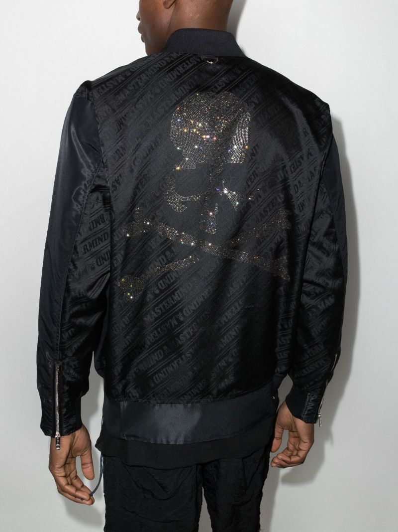 Crystal Logo Bomber Jacket