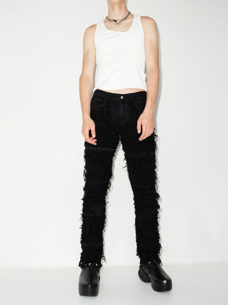 X Blackmeans Shredded Slim Jeans