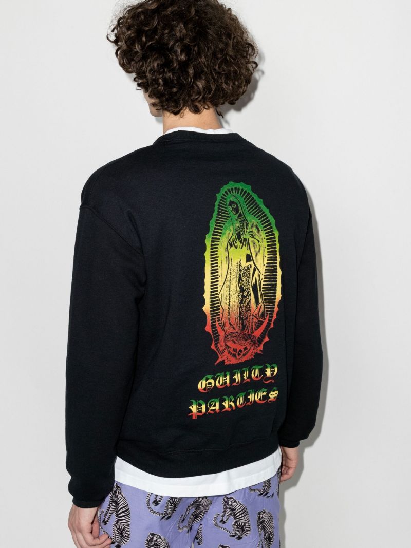 Guilty Parties Graphic Print Sweater