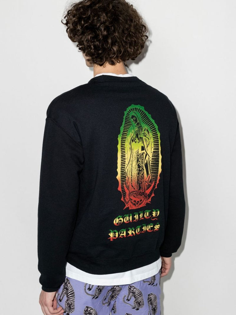 Guilty Parties Graphic Print Sweater