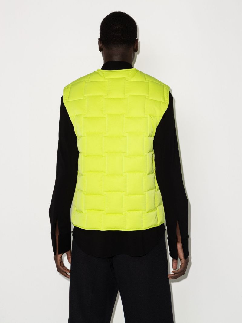 Green Quilted Shell Gilet