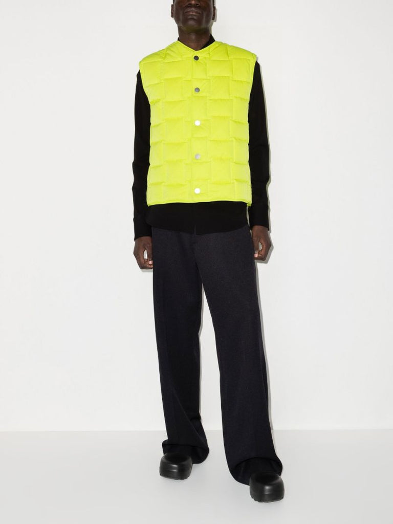 Green Quilted Shell Gilet