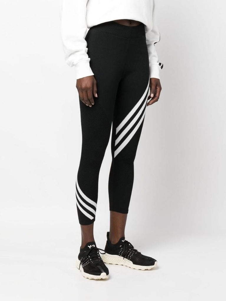 Black Ch1 Three Stripe Leggings