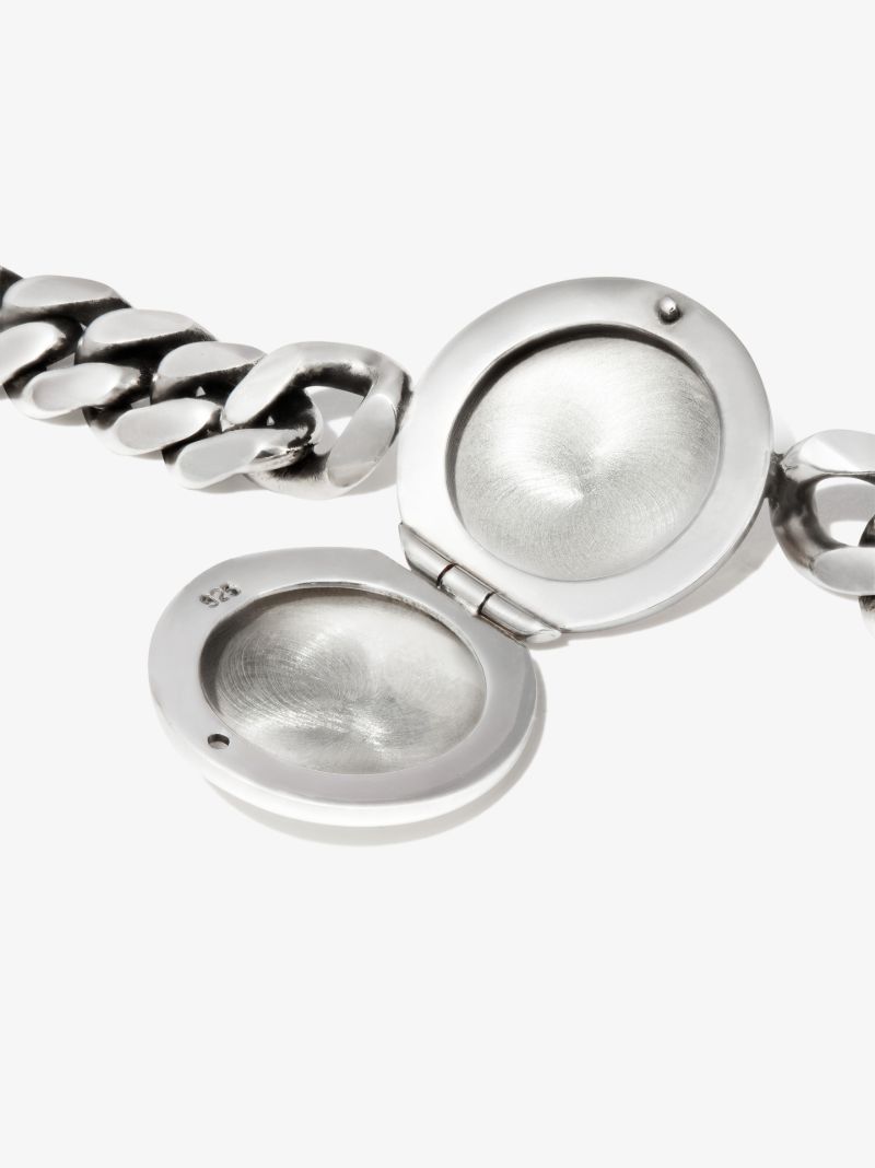 Sterling Silver Locket Chain Necklace