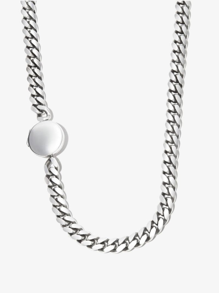 Sterling Silver Locket Chain Necklace