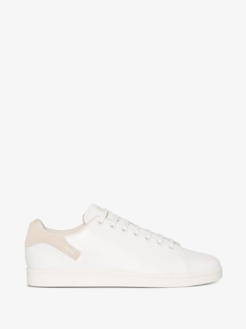 White Orion Low Top Leather Sneakers
