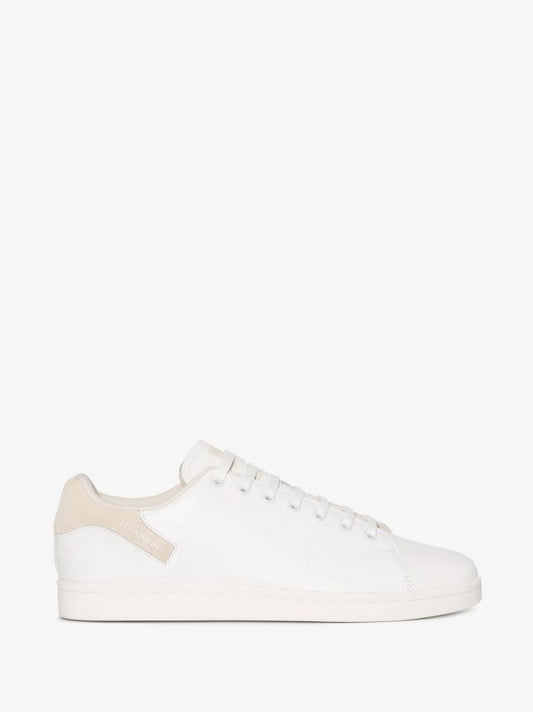White Orion Low Top Leather Sneakers
