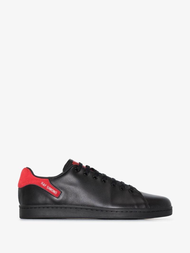 Black Orion Low Top Leather Sneakers