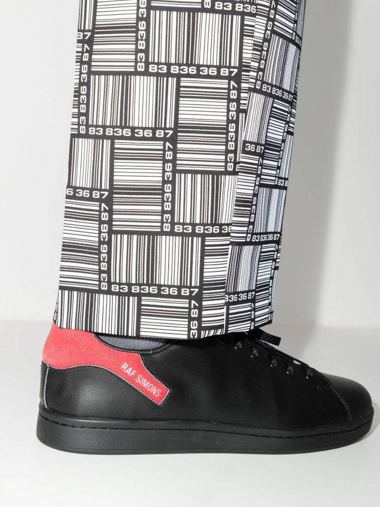 Black Orion Low Top Leather Sneakers