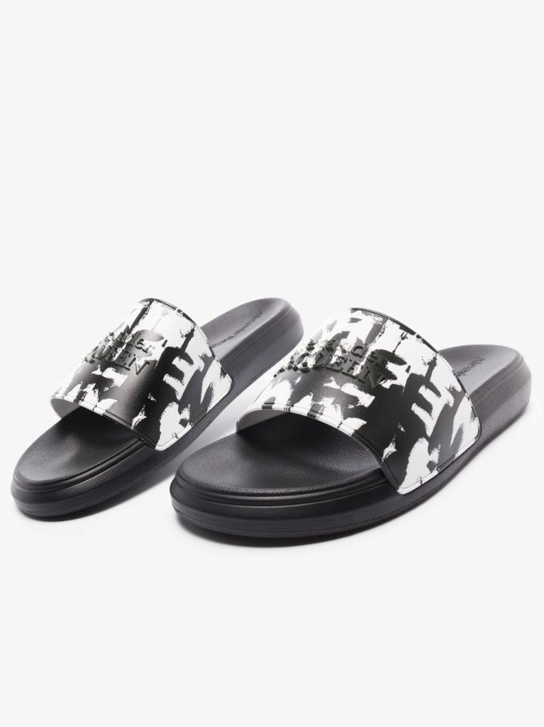 White Graffiti Paint Splatter Slides