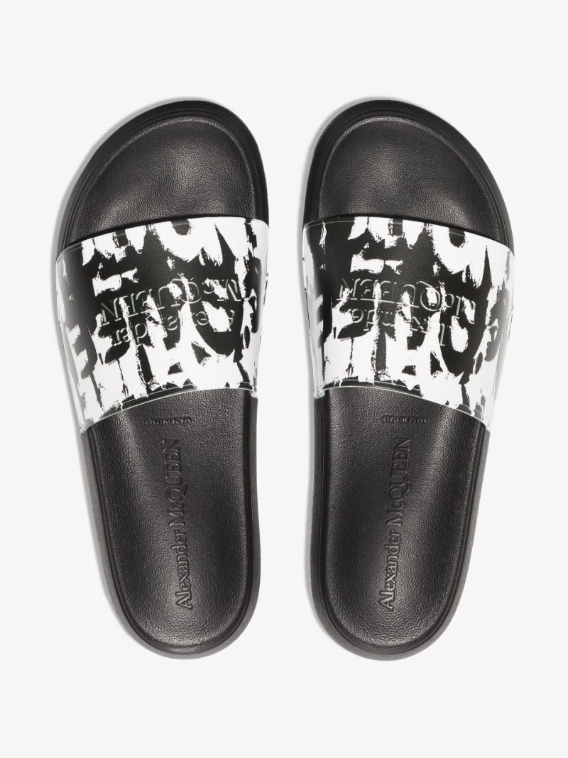 White Graffiti Paint Splatter Slides