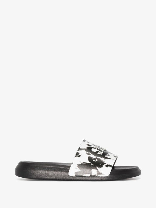 White Graffiti Paint Splatter Slides
