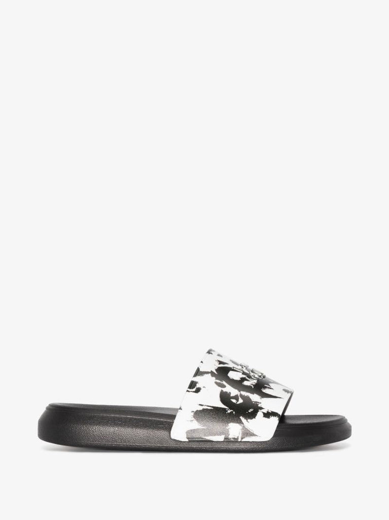 White Graffiti Paint Splatter Slides