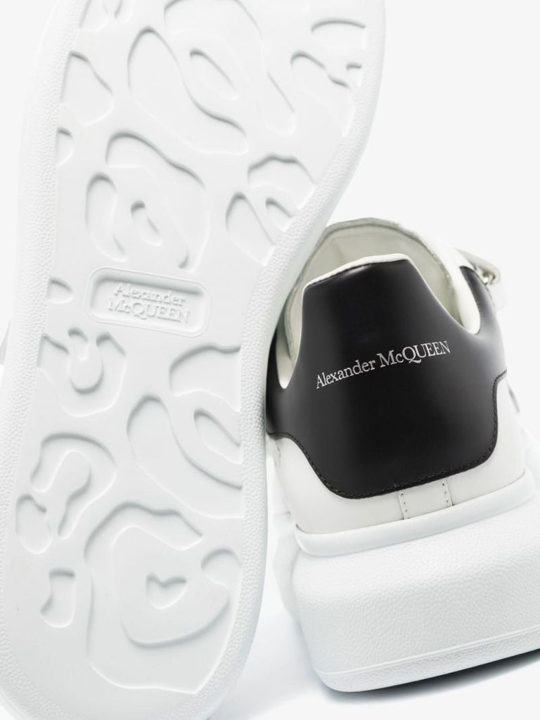 White and Black Oversized Sneakers