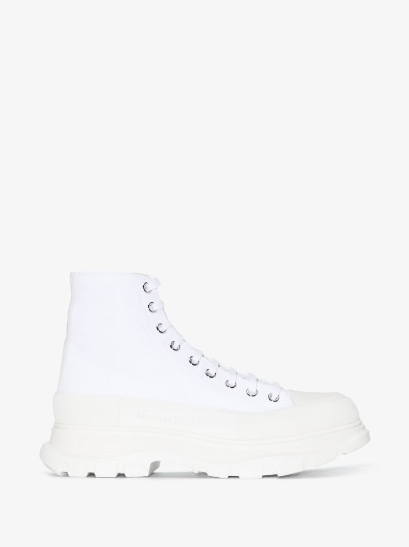 White Tread Slick Boots