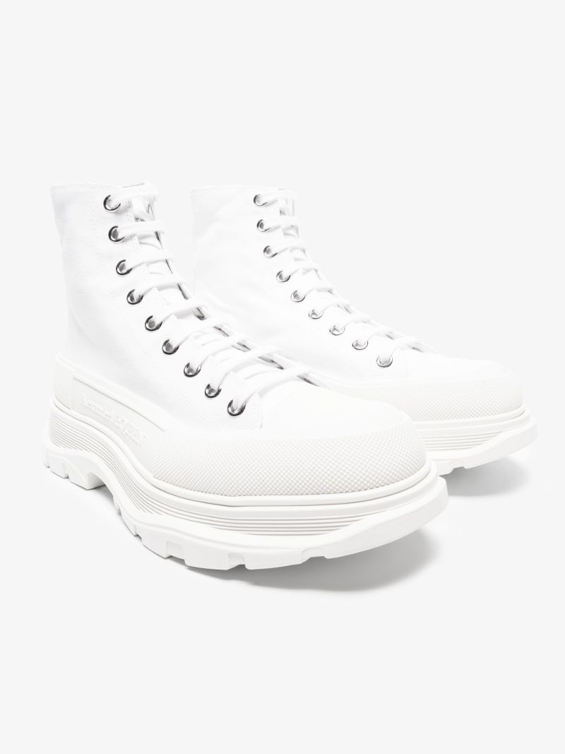 White Tread Slick Boots
