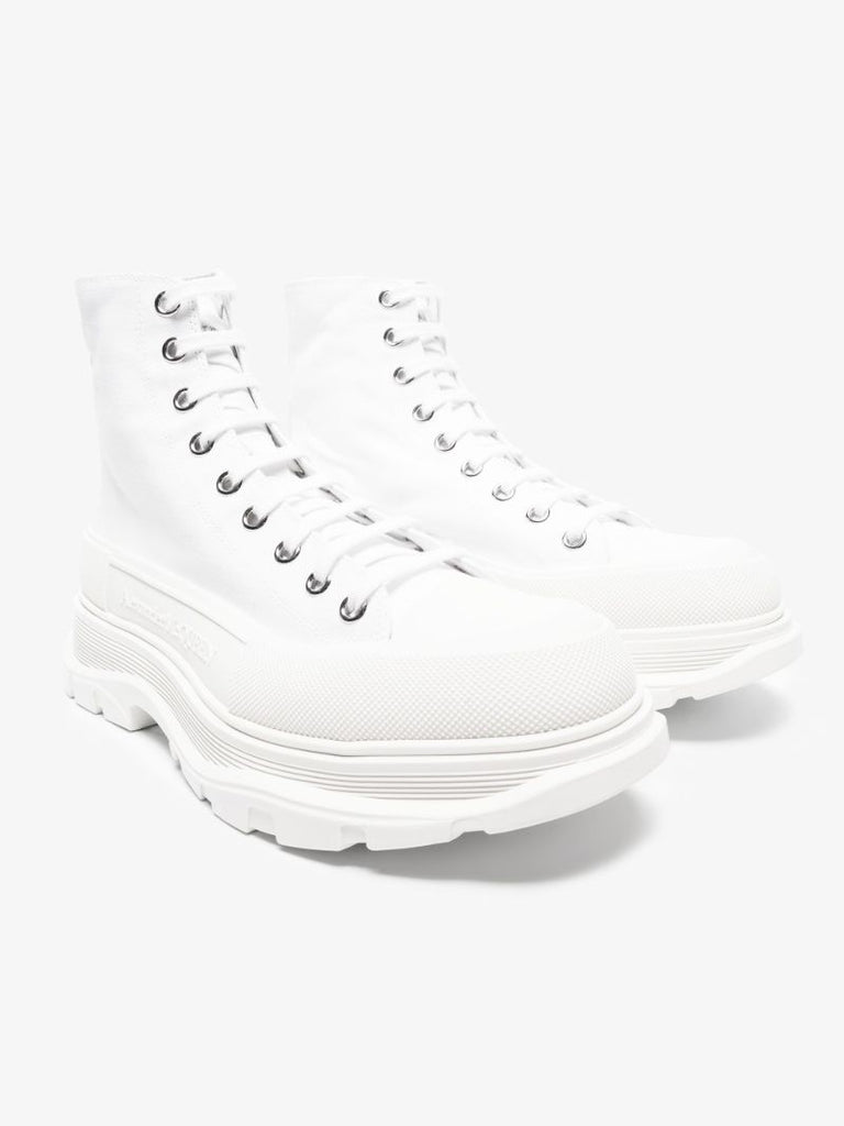White Tread Slick Boots