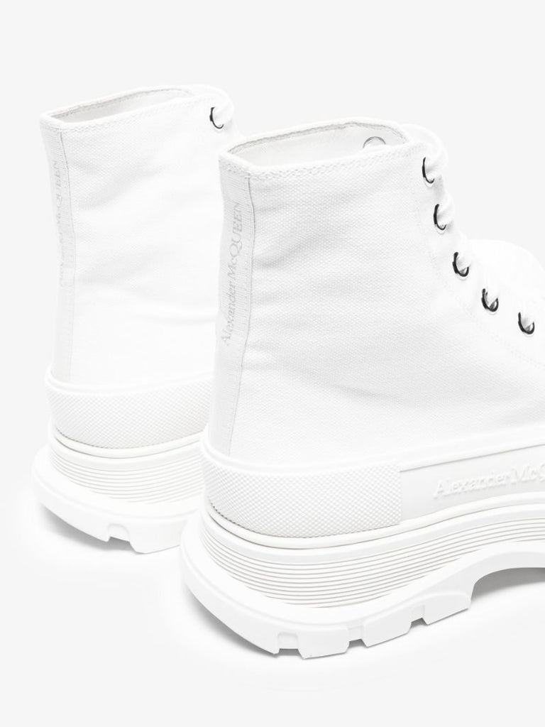 White Tread Slick Boots