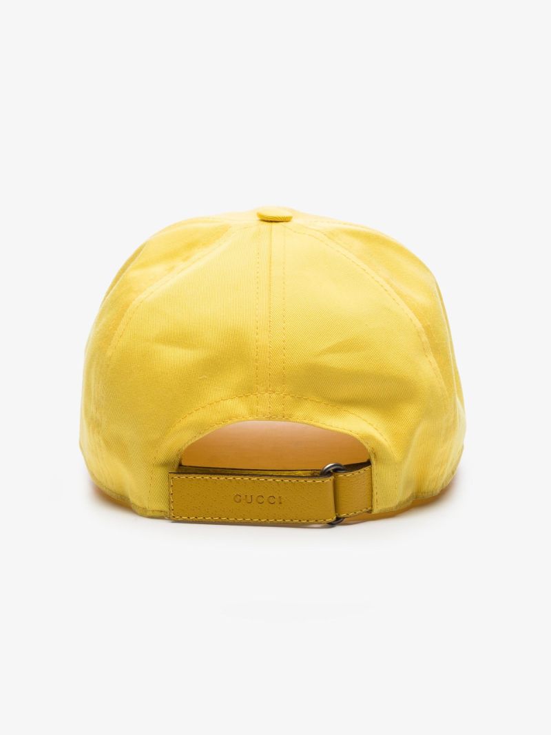 Yellow California Sequinned Cotton Baseball Cap