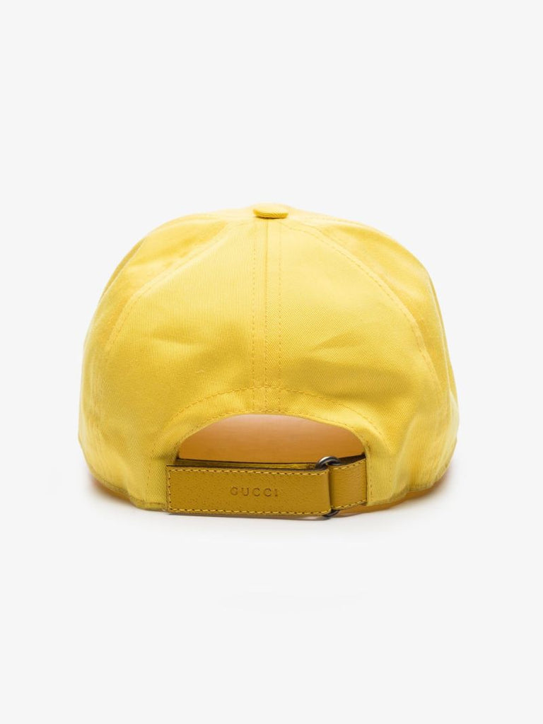 Yellow California Sequinned Cotton Baseball Cap