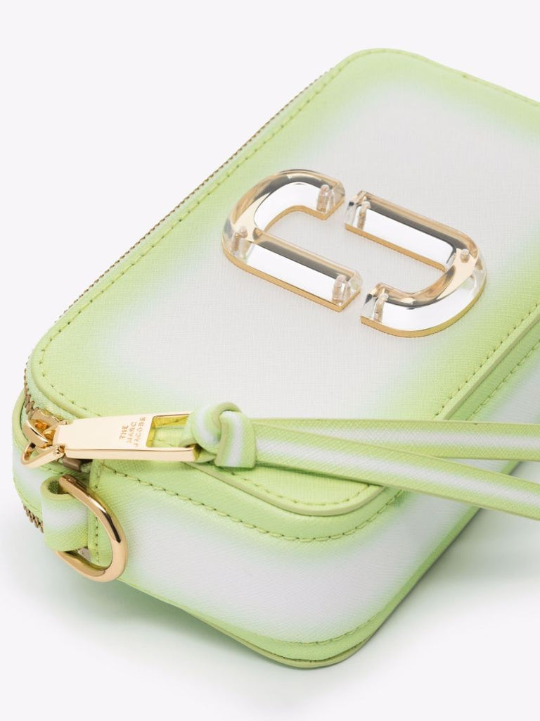 Green the Snapshot Leather Cross Body Bag