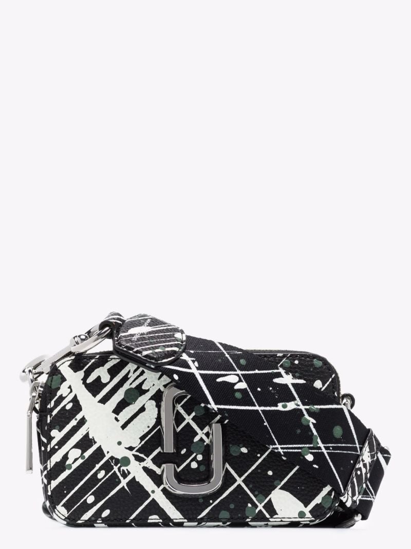 Black the Snapshot Leather Cross Body Bag
