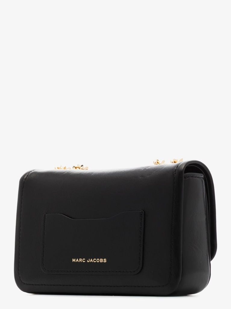 Black the Glam Shot Leather Mini Bag