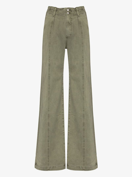Green Brooklyn Wide-leg Jeans