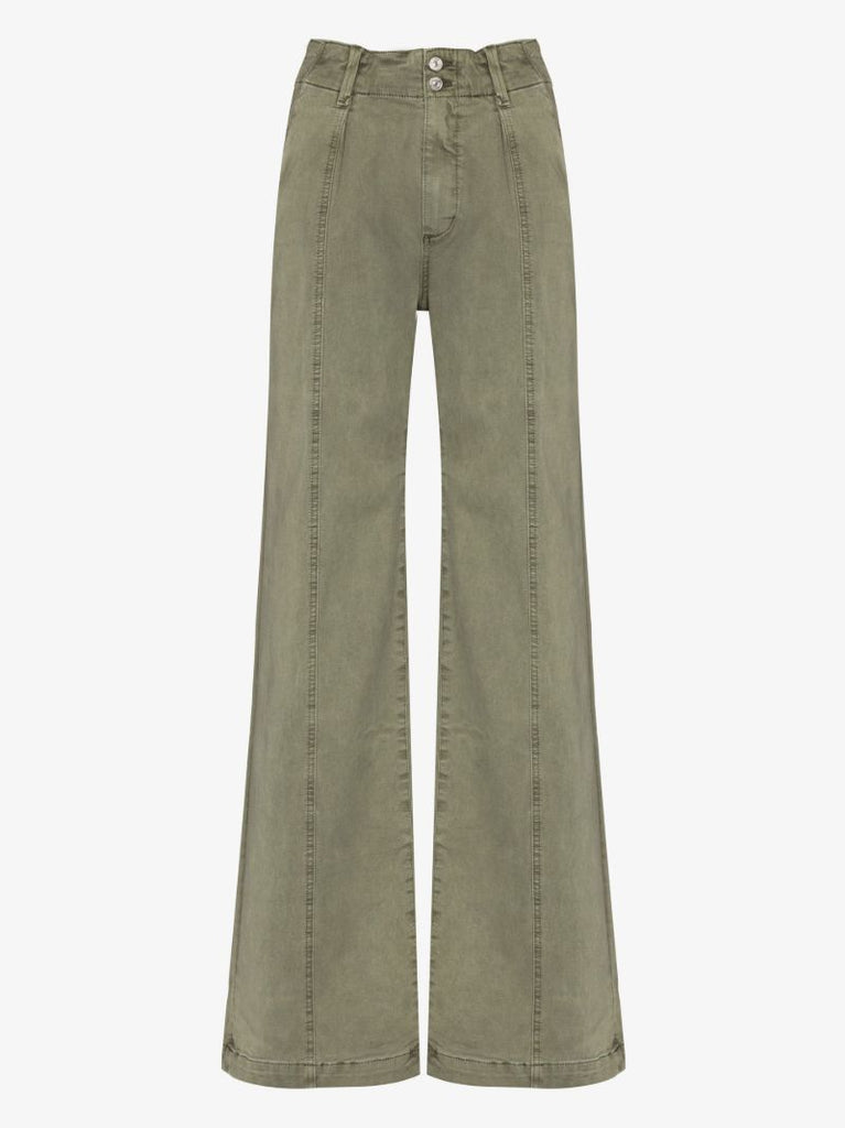 Green Brooklyn Wide-leg Jeans