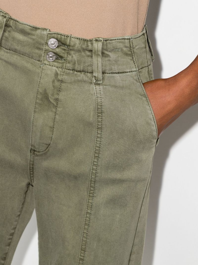 Green Brooklyn Wide-leg Jeans