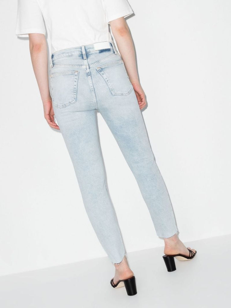 '90s High Waist Cropped Jeans