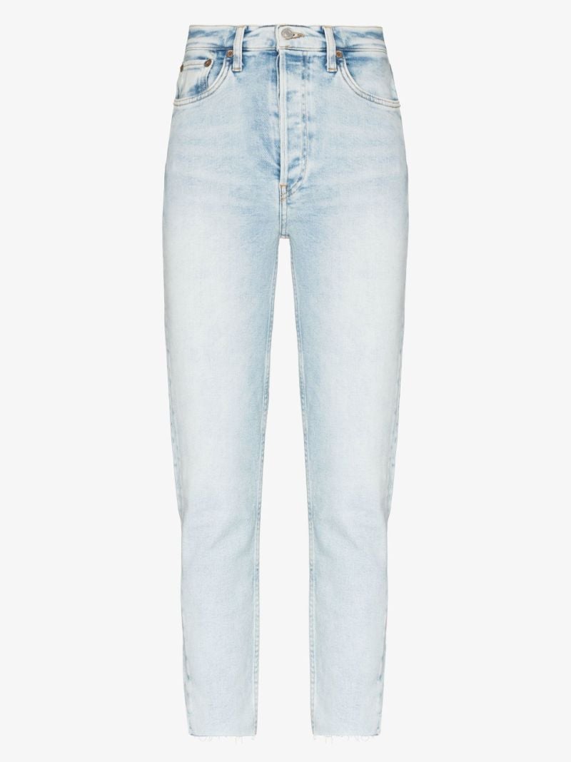 '90s High Waist Cropped Jeans