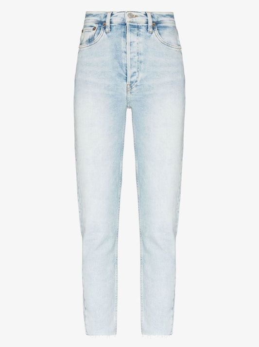 '90s High Waist Cropped Jeans