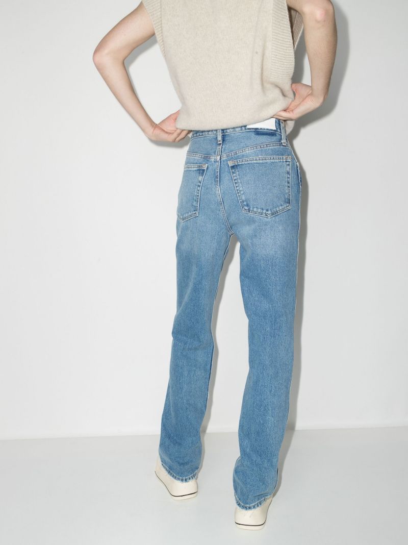Blue '90s High Rise Loose Denim Jeans
