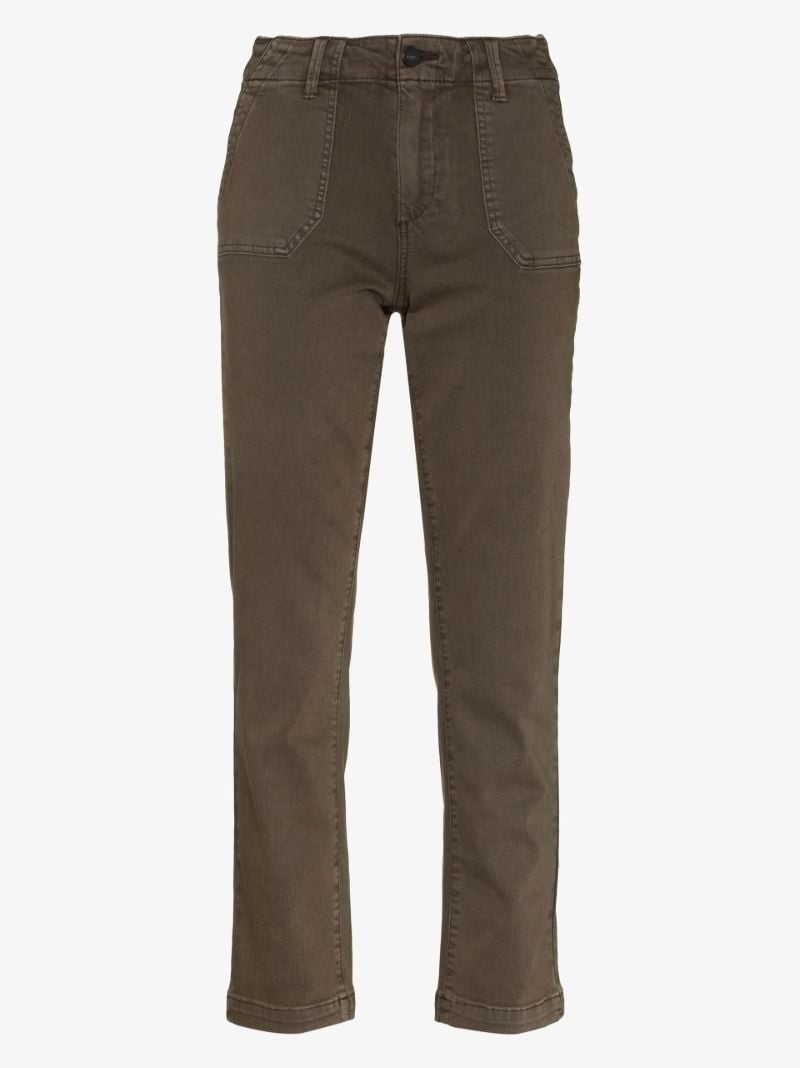 Green Myslie Straight Leg Jeans