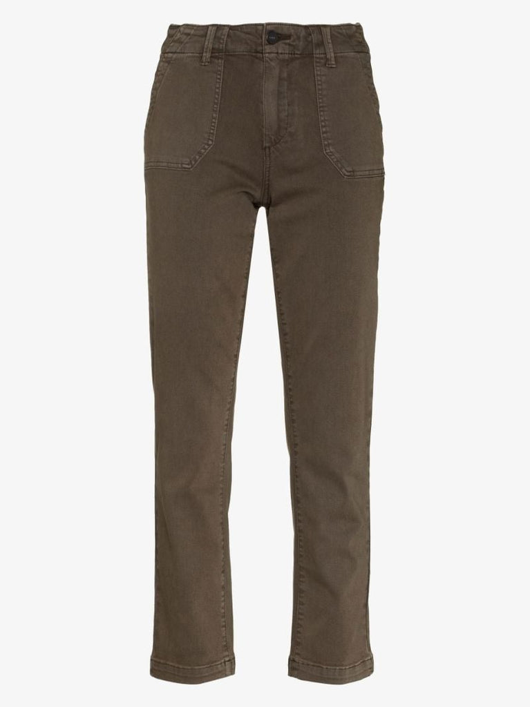 Green Myslie Straight Leg Jeans