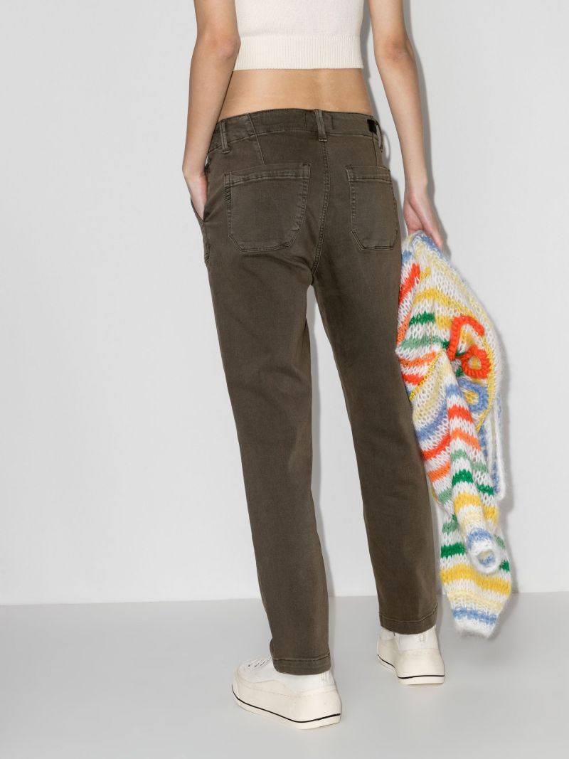 Green Myslie Straight Leg Jeans