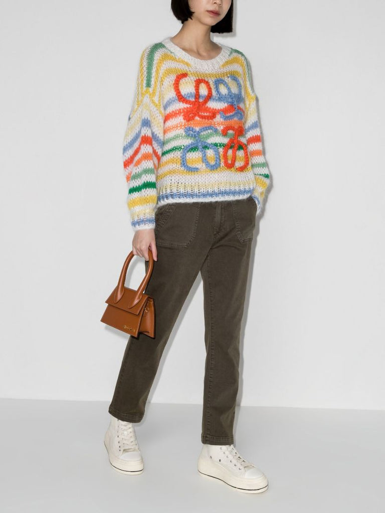 Green Myslie Straight Leg Jeans