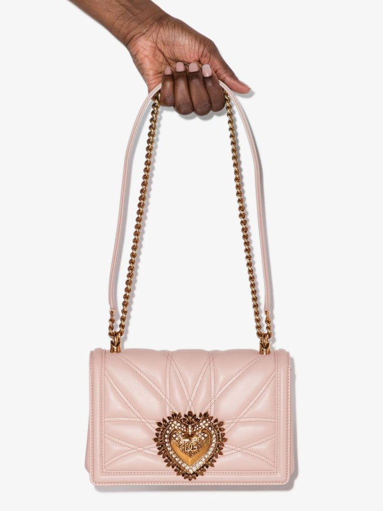 Pink Devotion Quilted Shoulder Bag