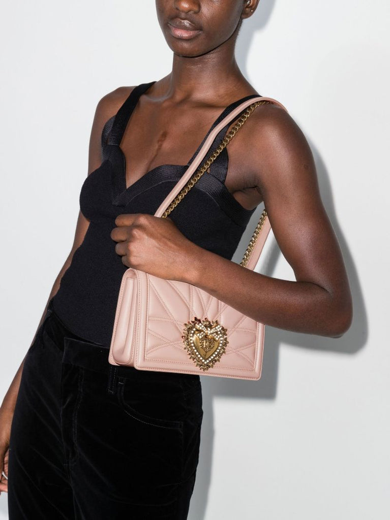 Pink Devotion Quilted Shoulder Bag