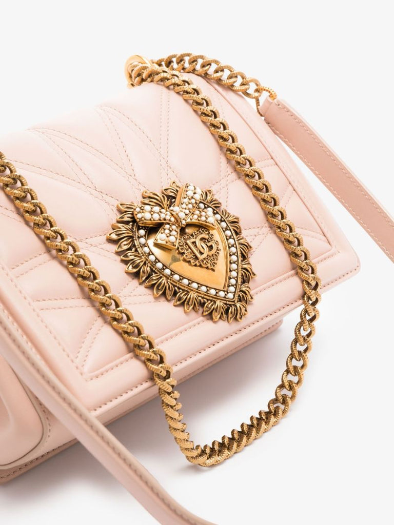 Pink Devotion Quilted Shoulder Bag