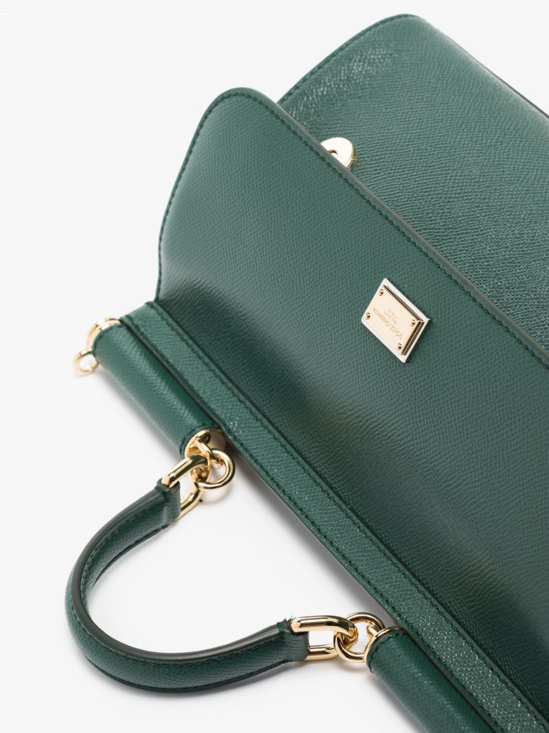 Green Sicily Leather Tote Bag