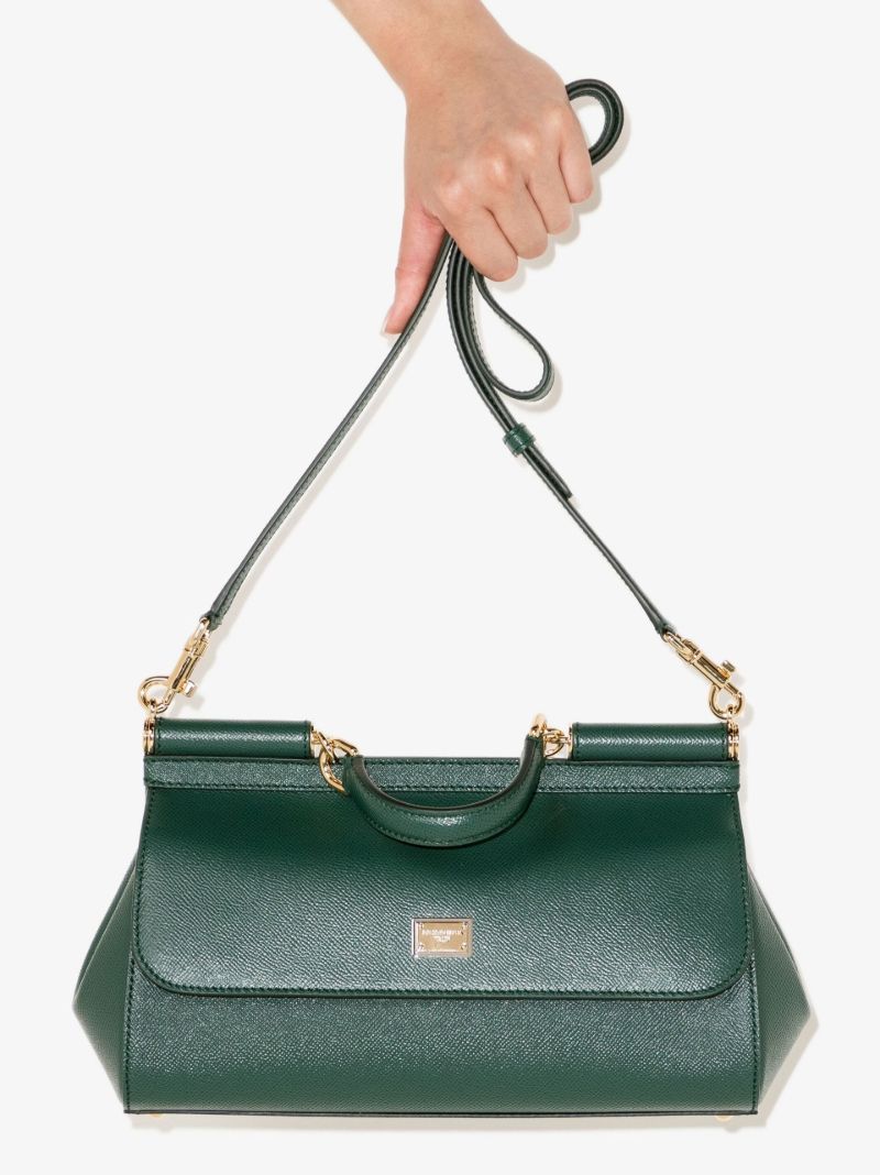 Green Sicily Leather Tote Bag