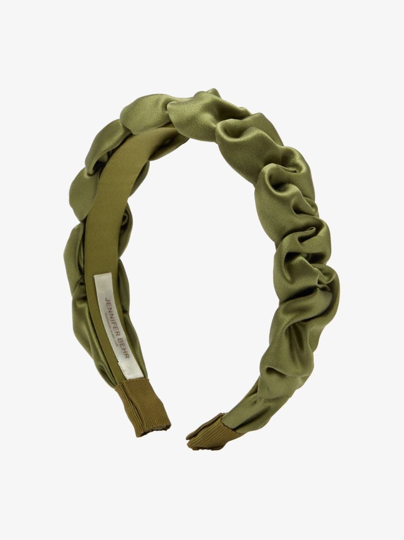 Green Lia Silk Headband