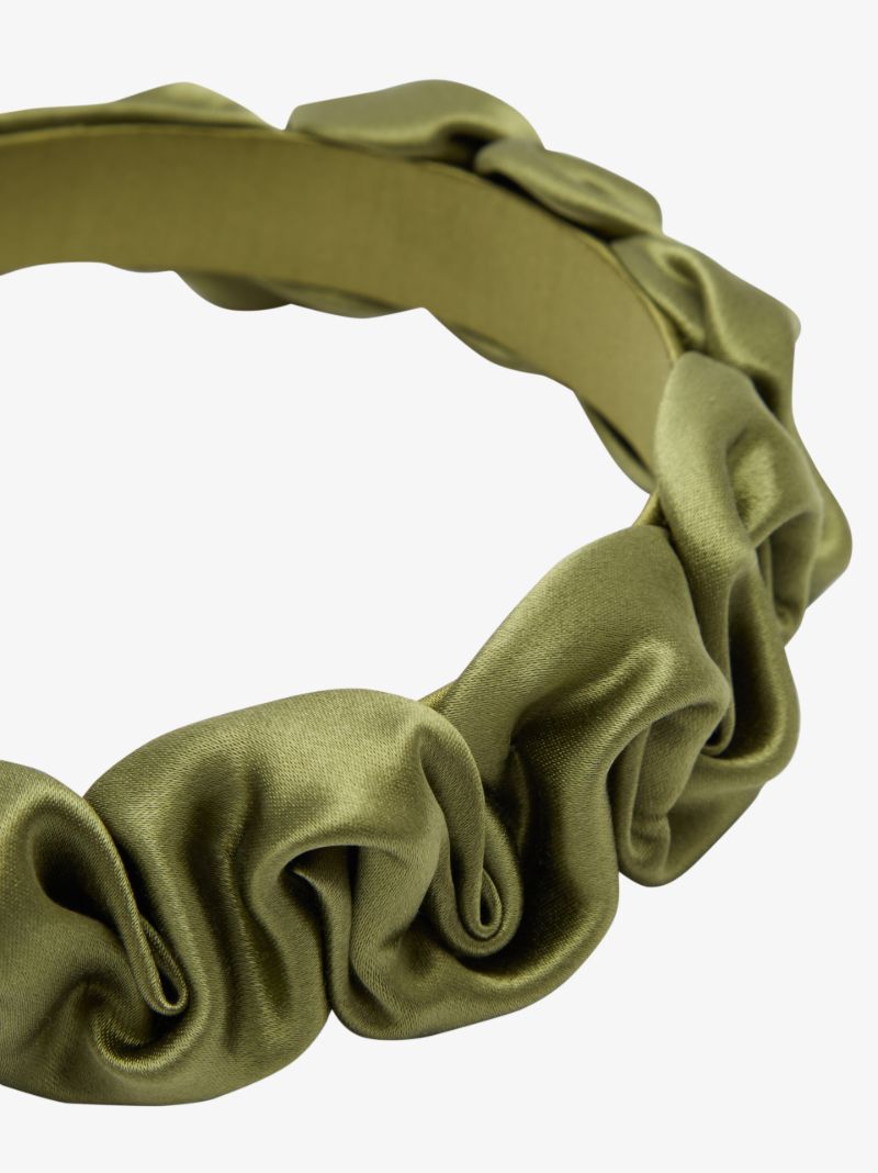 Green Lia Silk Headband