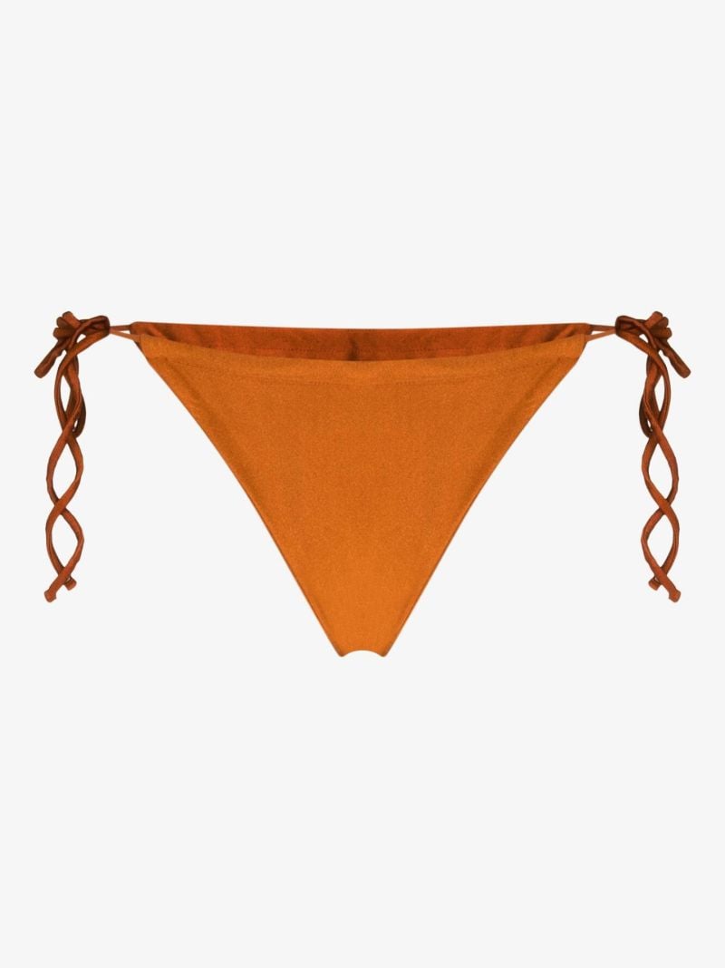 Brown Lana Tie Side Bikini Bottoms