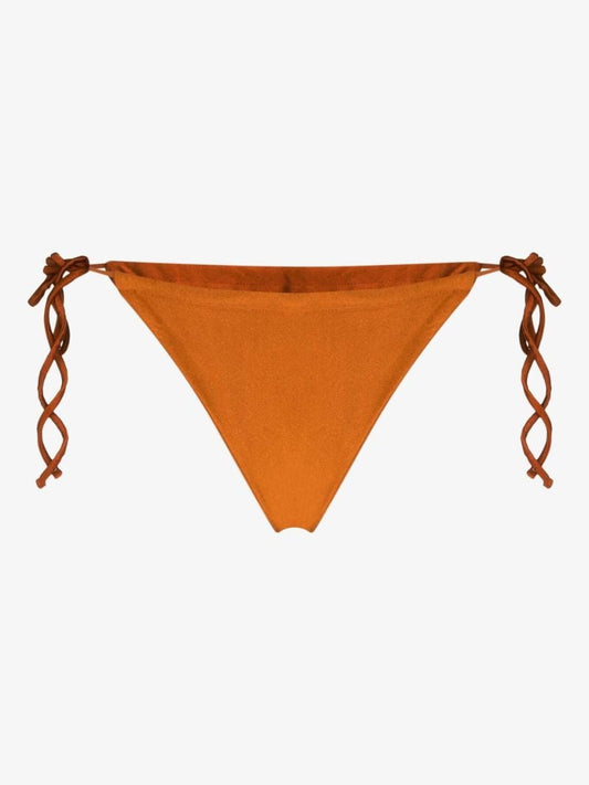 Brown Lana Tie Side Bikini Bottoms