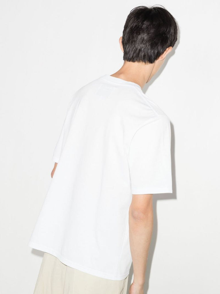 White Bric Cotton T-shirt