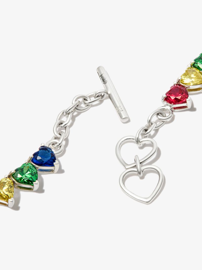 Sterling Silver I Heart Me Quartz Necklace