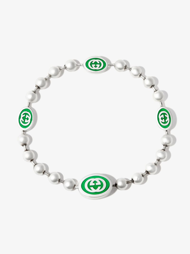 Sterling Silver Interlocking G Bracelet
